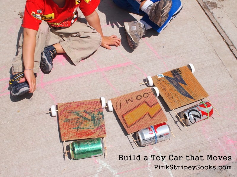 How do you build a cardboard race car?
